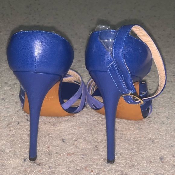 Black Leather Heels Size 7 (available in Blue and Tan) - Picture 11 of 12